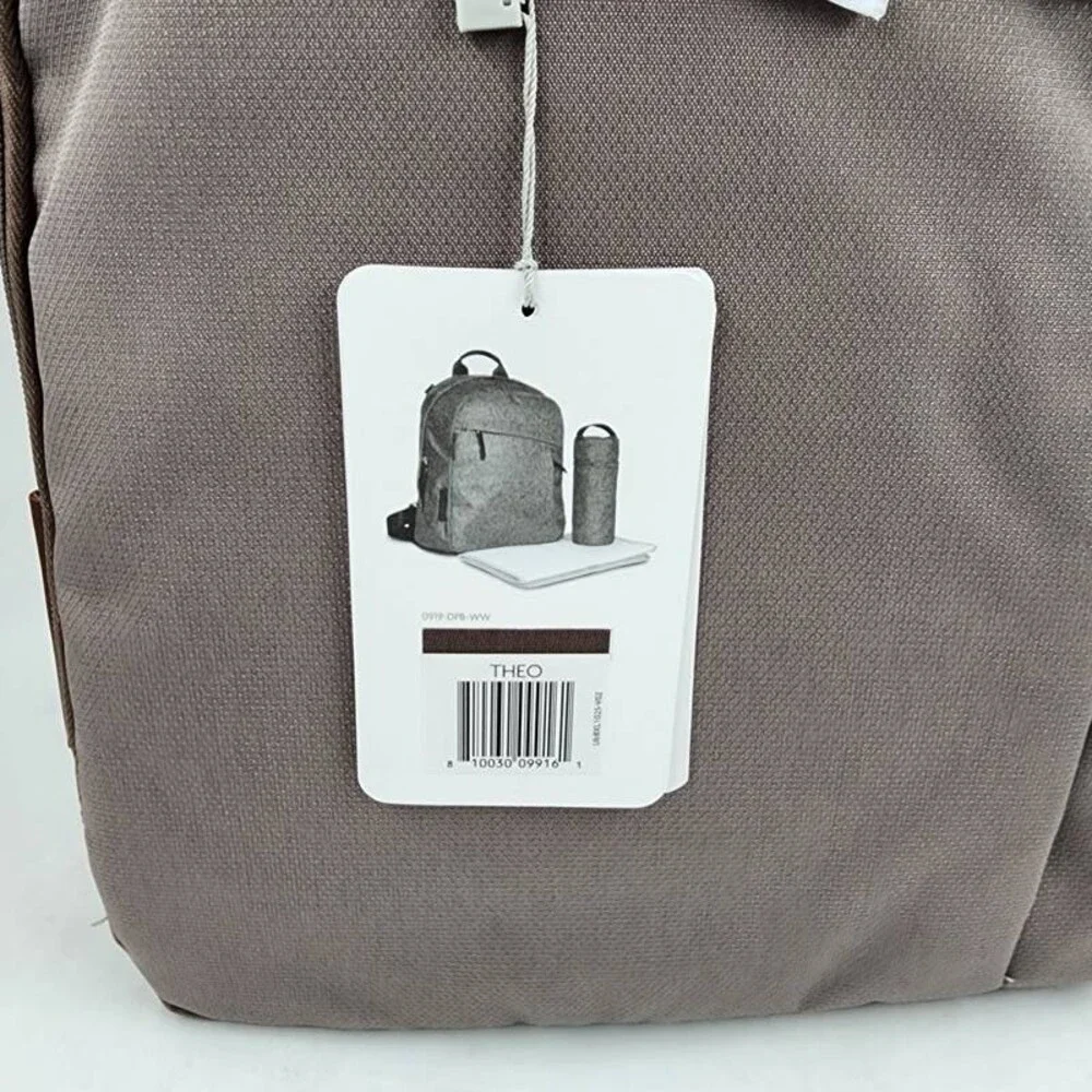 UPPAbaby Changing Backpack Unisex Adults Theo Adjustable Back Strap - 3 Piece